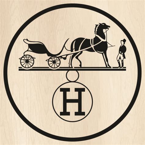 logo hermes vector|Hermes circle logo.